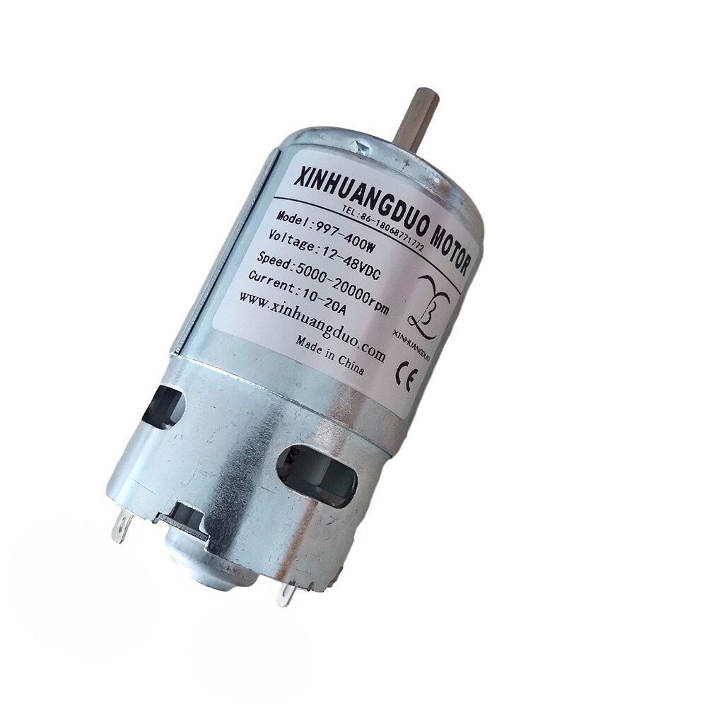 997 Powerful DC Motor Input Voltage DC12-48V High Speed Motor Silent Ball Bearing Motor 997 High Speed 5000~20000RPM: Motor