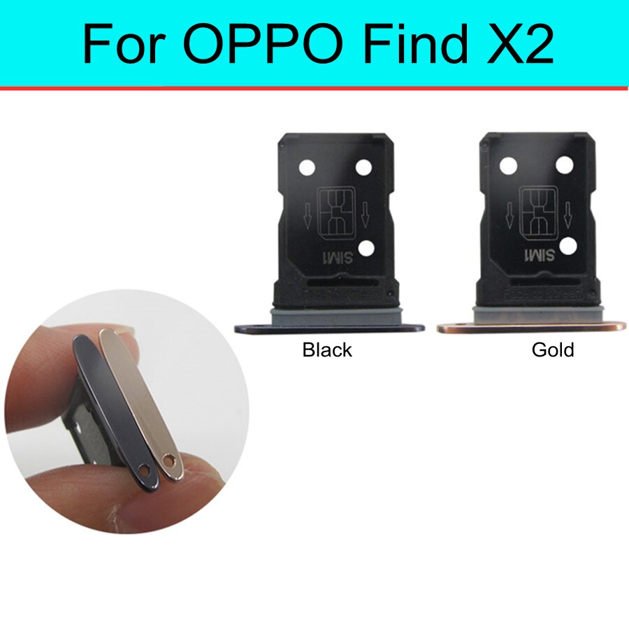 1Stck Sim Karte Tablett Halter Pro OPPO finden X2 Sim Mikro Leser Karte Slot Adapter Karte Steckdose Reparatur Teile