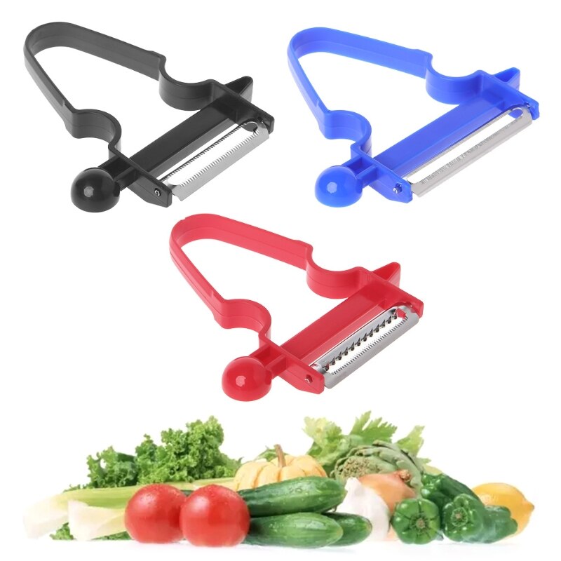 Éplucheur magique en acier inoxydable pour fruits et légumes, coupe-julienne, déchiqueteur