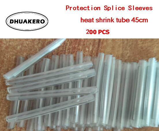 AB91A 200pcs/lot 45mm Bare Fiber Optic Fusion Protection Splice Sleeves Heat Shrink Tube splicing Tube