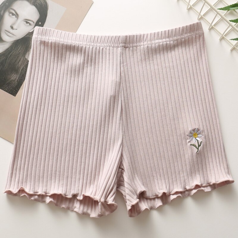Verano de las mujeres Braga pantalón de protección pantalones transpirables calzones tipo Boxer de algodón pantalones cortos sin costura ropa interior ropa Mediados de cintura pantalones cortos de niño