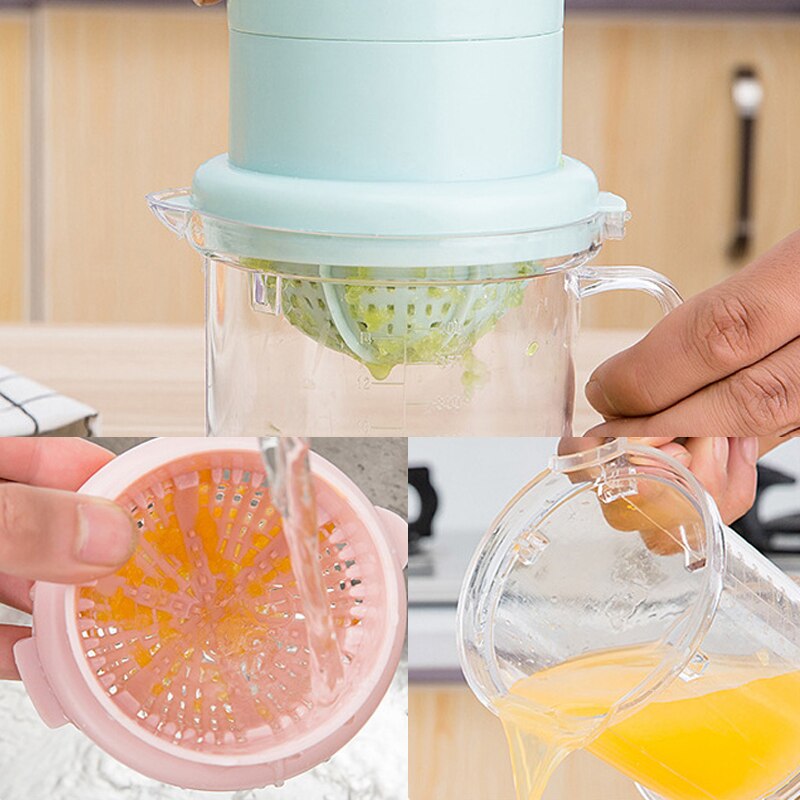 Multifunctional Manual Juicer Hand Press Cup Portable Juicer Tool Household Juicer Orange Lemon Fruit Squeezer Kitchen Gadgets