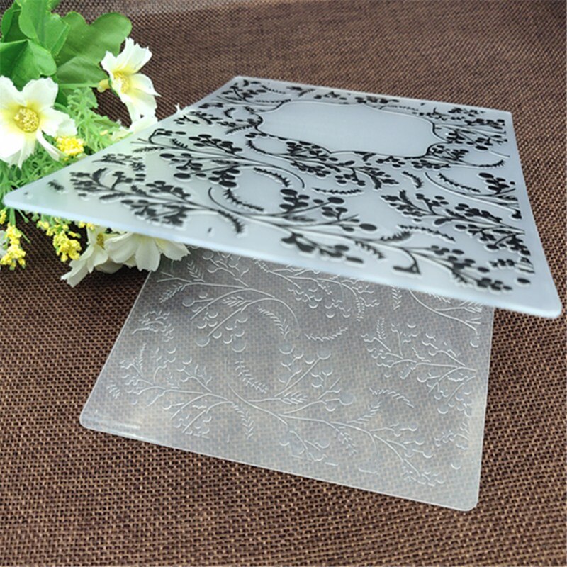 Tree branch print DIY Plastic Embossing Folders for DIY Scrapbooking Paper Craft/Card Making Decoration Supplies