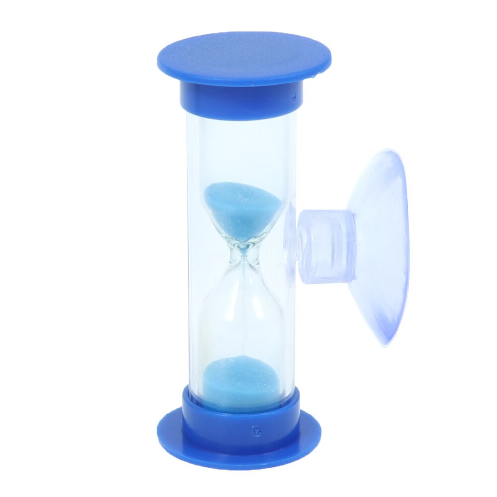 3Pcs Drie Minuten Zandloper Met Zuignap Verwijderbare Zandloper Kinderen Borstelen Timer Zand Klok Timers Voor Kids Games (3 Mi