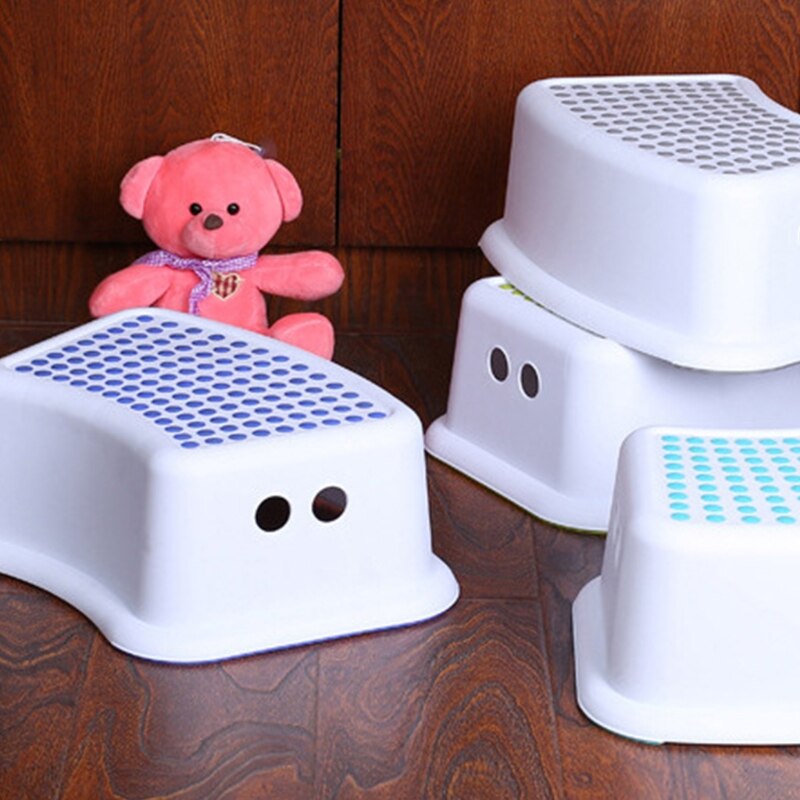 Multifunctionele antislip kunststof ladder voor in de badkamer of woonkamer