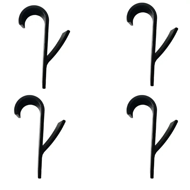 Keuken Badkamer Hanger Clips Magazijnstellingen Wit Doorzichtige Hanger Verwarmde Handdoek Radiatorrail Kleding Sjaal Hanger Haken Houder: Rosy Red