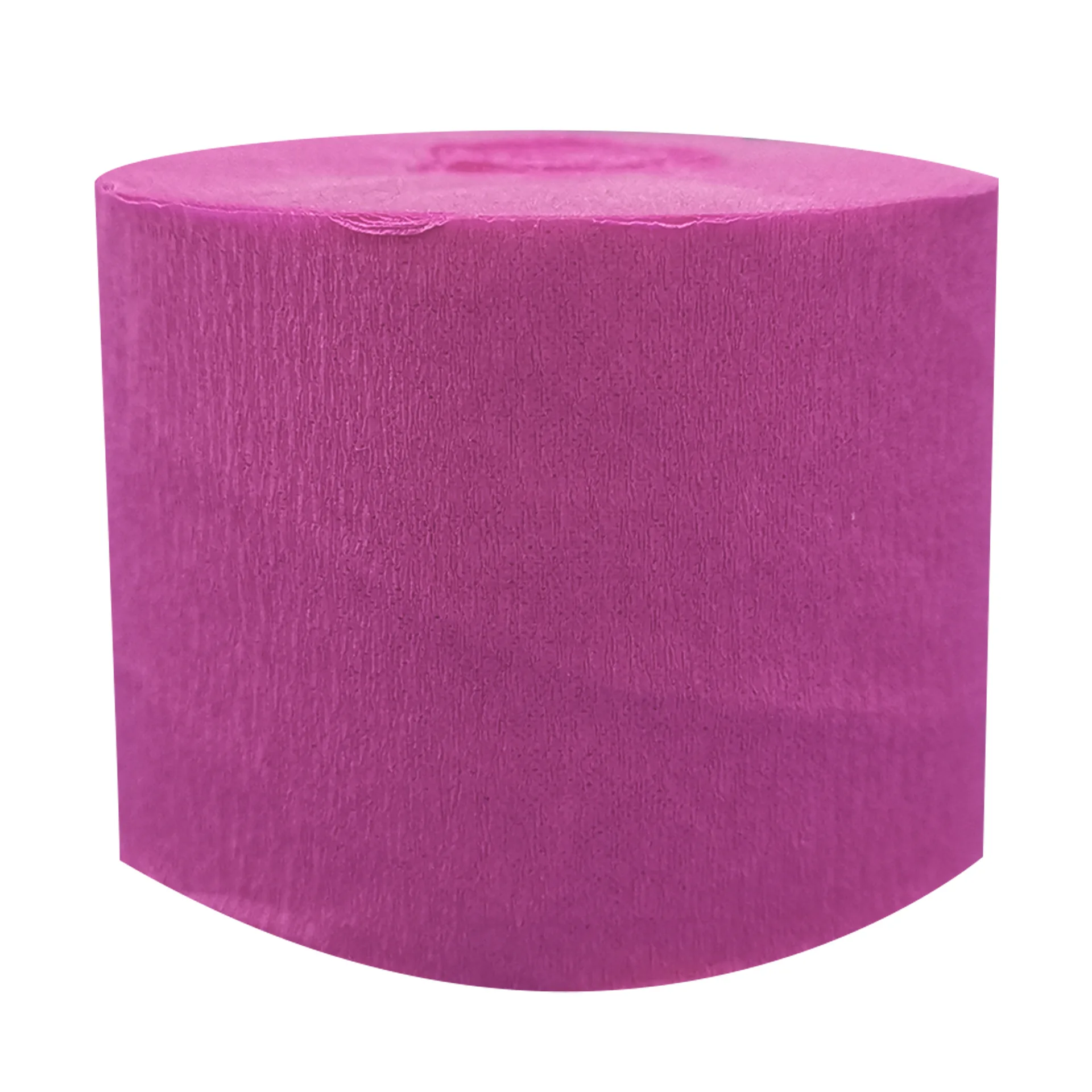 1roll 4.5cm*25 meters Crepe Paper Streamers Tissue Paper Roll Flower Craft Making Birthday Wedding Party Backdrop DIY Decoration: WHITE