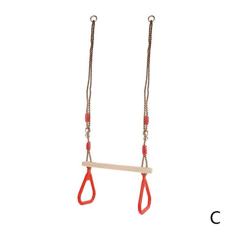 Columpio para niños, cuerdas ajustables para asiento de árbol, cuerda resistente, Columpio de juego, 2M: C