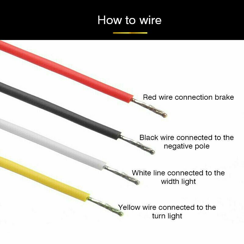 Rear Tail Lights Replacement Lamp Accessory LED Decor RV Trailer Stop Turn Signal