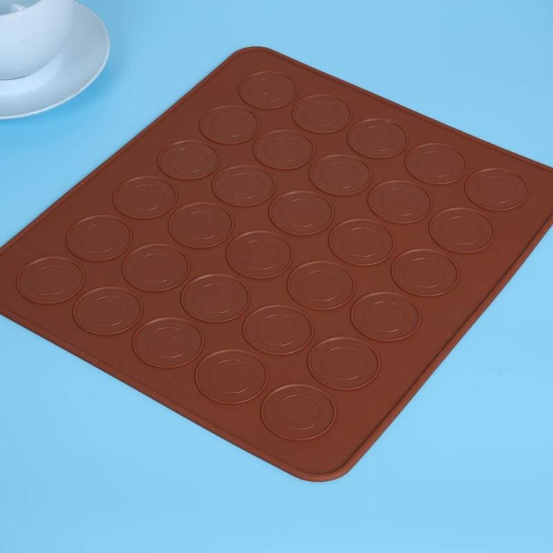 30 gaten Siliconen Mat Oven Macaron Siliconen Bakken Mat Non-stick Oven DIY Macaron Cake Pad Bakvormen Gebak Bakken accessoires