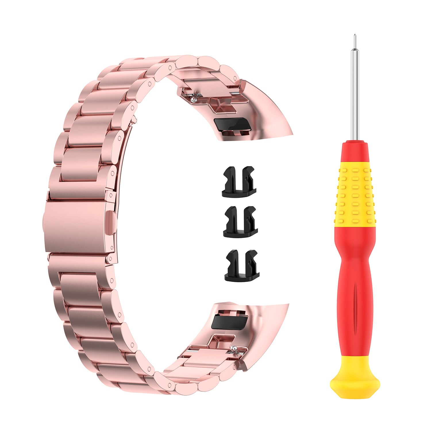 Pulsera ajustable de acero inoxidable para Honor Band 5 y Band 4 correas con correa de Metal sólido para Huawei con herramienta
