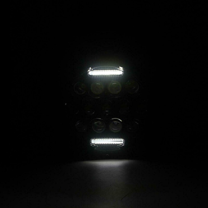 7 &quot;LED Runde Scheinwerfer Motorrad hoch/niedrig Strahl DRL LED Treibendes Licht Für Cafe