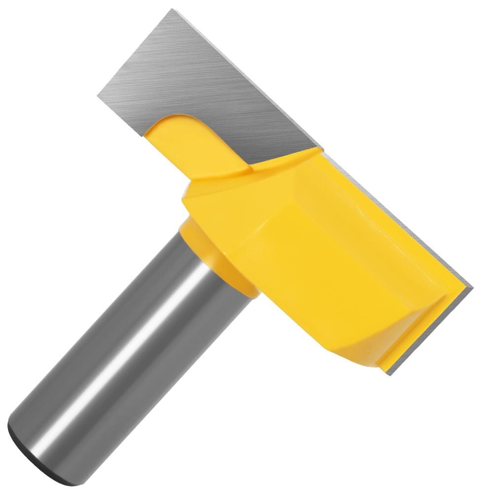 1/2” Inch 12mm 8mm Shank 2” Bottom Cleaning Router Bit (Mortising Bit, Spoil board Surfacing, Slab Flattening Woodworking Mil