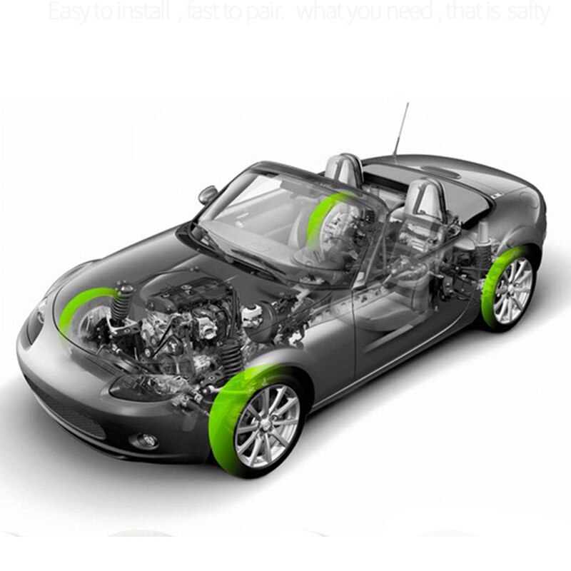 Low Tire Alarm Car Tire Pressure Monitoring System Auto Wheel Air Pressure Monitor Tool Sensor Car Tire Pressure Tester