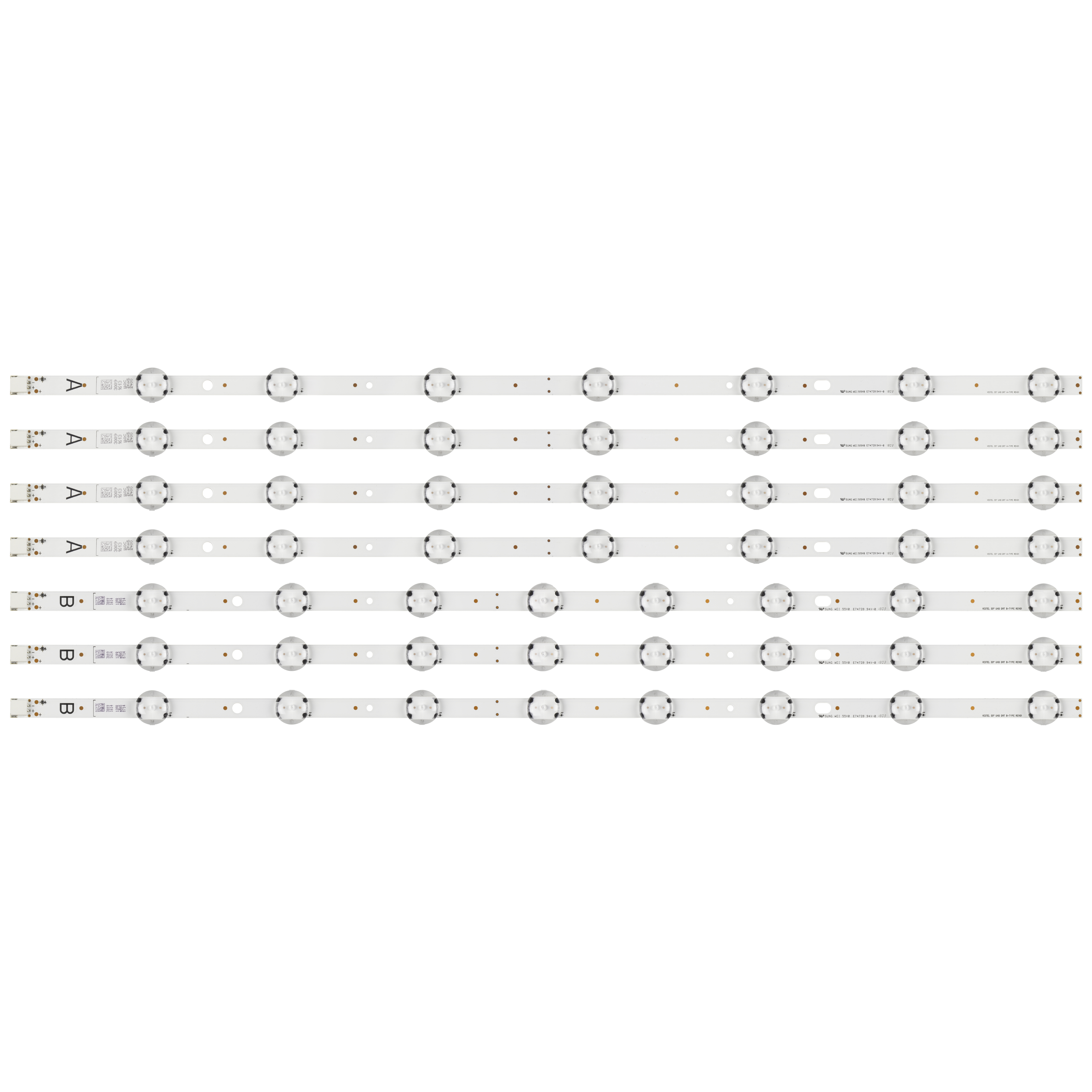 Lâmpada da Tira LEVOU Para VESTEL 55 &quot;UHD DRT A-TYPE B-TYPE 55A06USB 55A04USB SVV550AK7 VES550UNDL VES550QNDX VES550QNDS LUX0155004