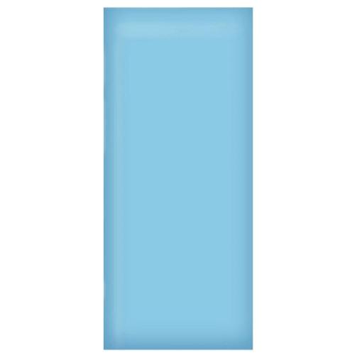 Alfombrilla de pared anticolisión para bebé, cojín autoadhesivo impermeable de espuma de Color sólido: Azul cielo