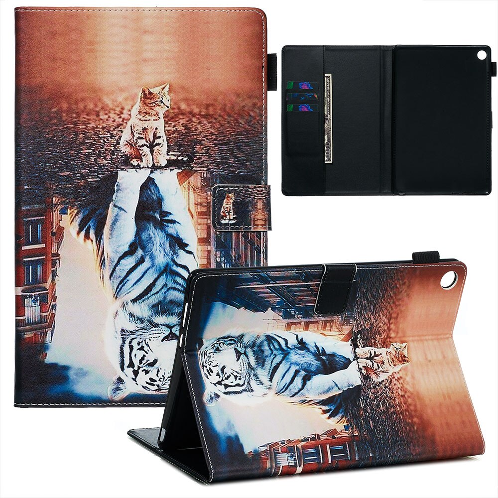 Tablet Case for Huawei MediaPad M5 8.4" & M5 Pro 10.8" - PU Leather Flip Stand Cover with Animal Print: 10 / M5 8.4 inch