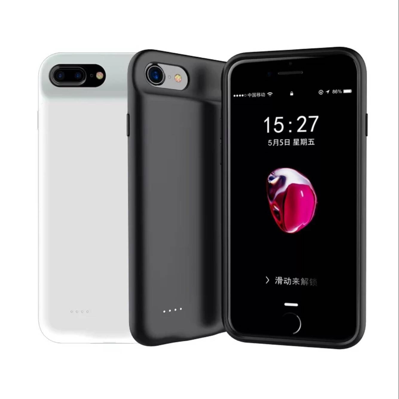Vraiment Capacité 3000mAh pour Iphone 6 6s 7 8 Plus Boîtier De Batterie Externe Portative de Chargeur de Batterie De Banque D'alimentation de Secours Rechargeable