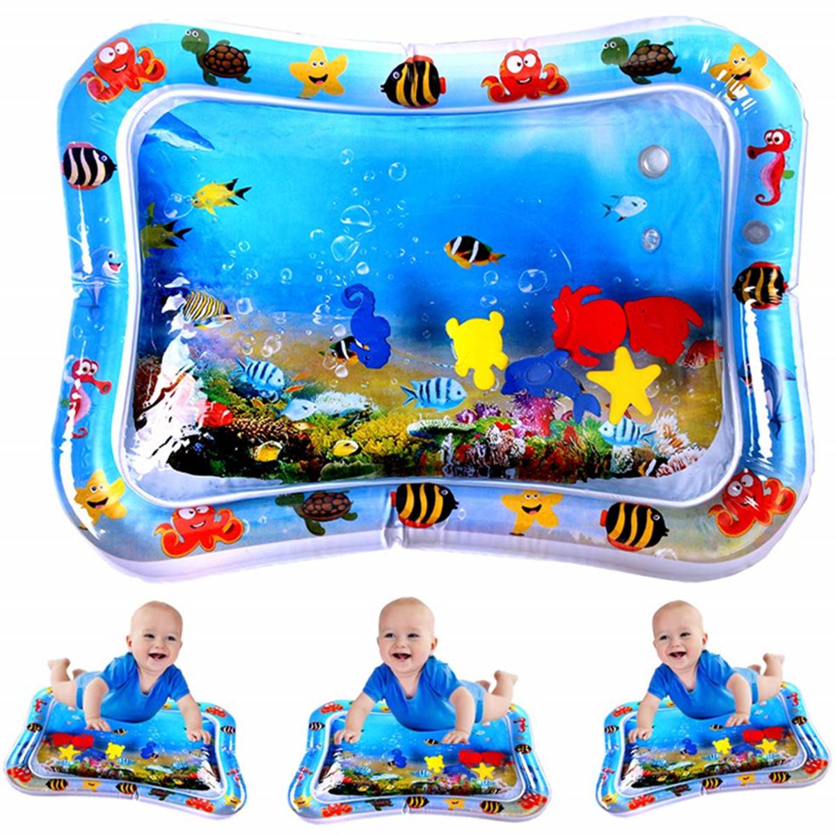 5 soorten watermat baby pvc opblaasbaar geklopt kussen baby waterkussen baby speelmat peuter grappig klopkussen speelgoed