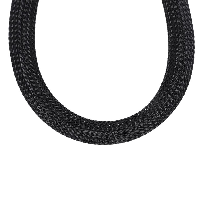 Sleeved ATX 4 Pin P4 Male to ATX P4 Female CPU Power Extension Cable Black