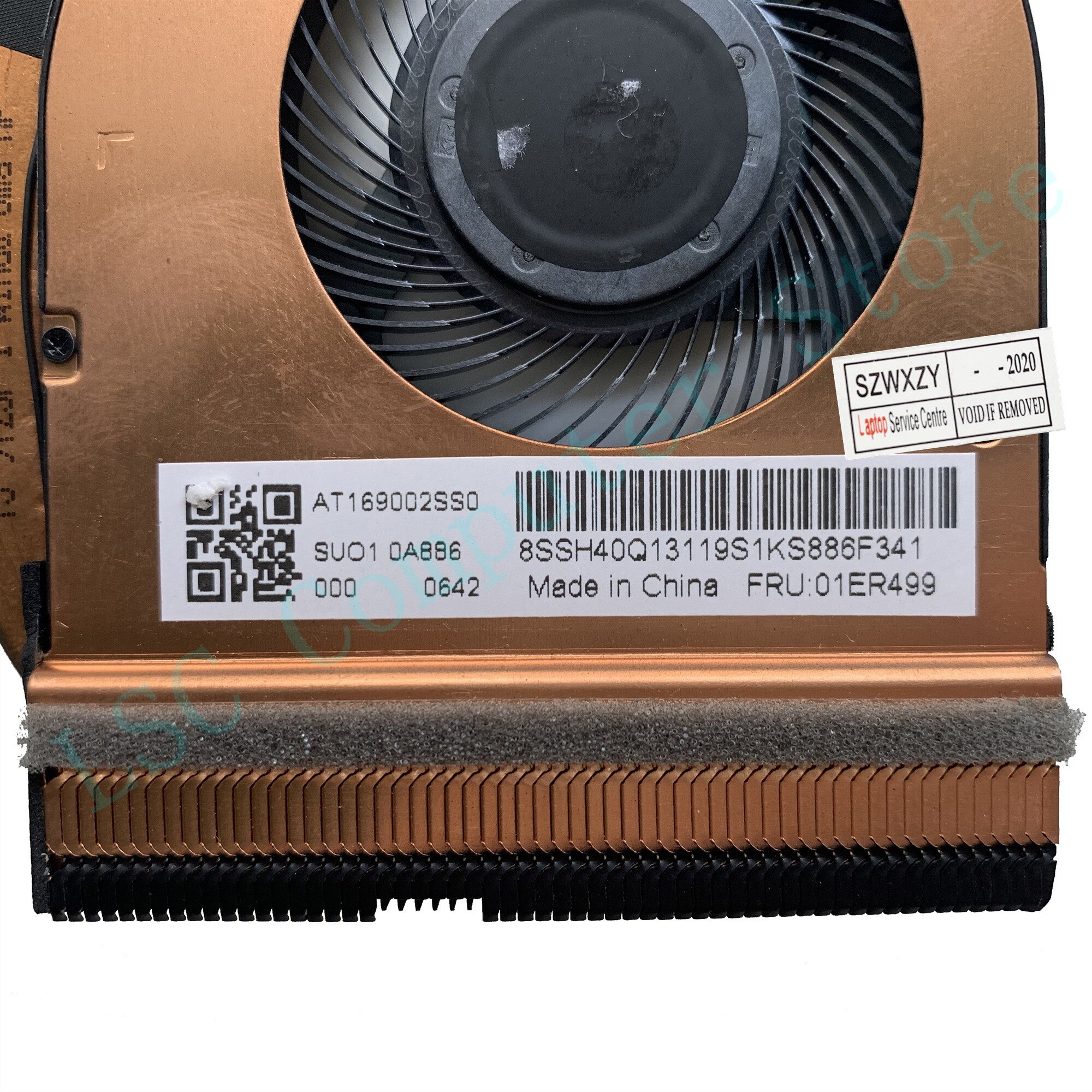 Lsc-ventilador de refrigeração de cpu, modelo novo e original para thinkpad t480, t470, dissipador de calor, uma placa gráfica integrada 01er498 01ax926 01er499 01er497