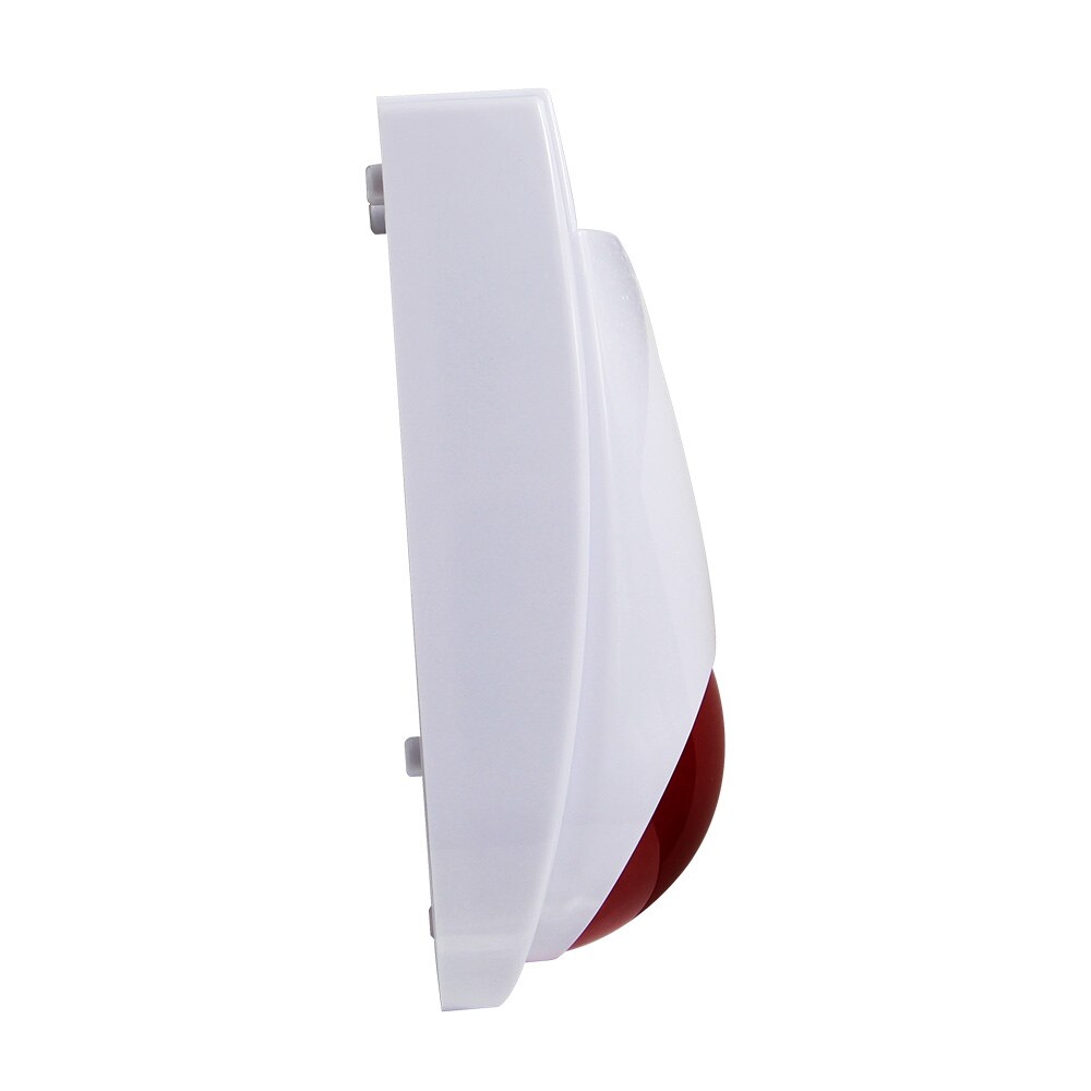 mini sirena senza fili da 433MHz per uso interno ed esterno sensore di allarme lampeggiante per sistema di allarme di sicurezza domestica collegare con telecomando