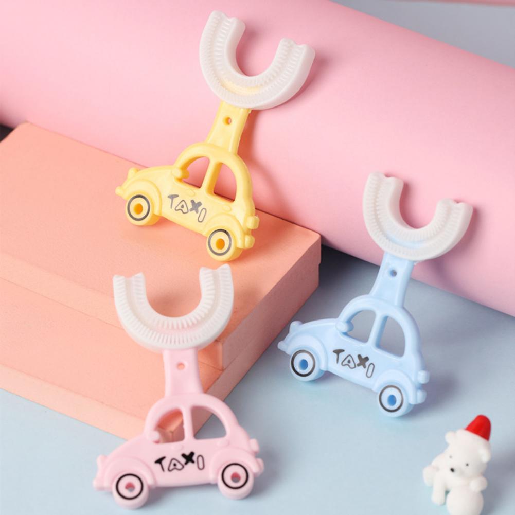 Children Toothbrush Portable Kids Toothbrush Eye-catching Labor-saving Cleansing Massage Infant Toothbrush Baby Supplies