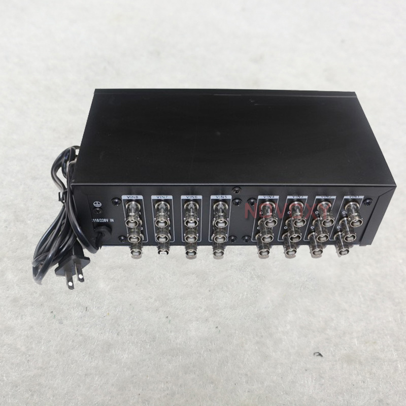 Amplificateur de distributeur vidéo BNC Composite 8 en 16 sorties, séparateur de 8 à 16 canaux pour caméra de sécurité CCTV,