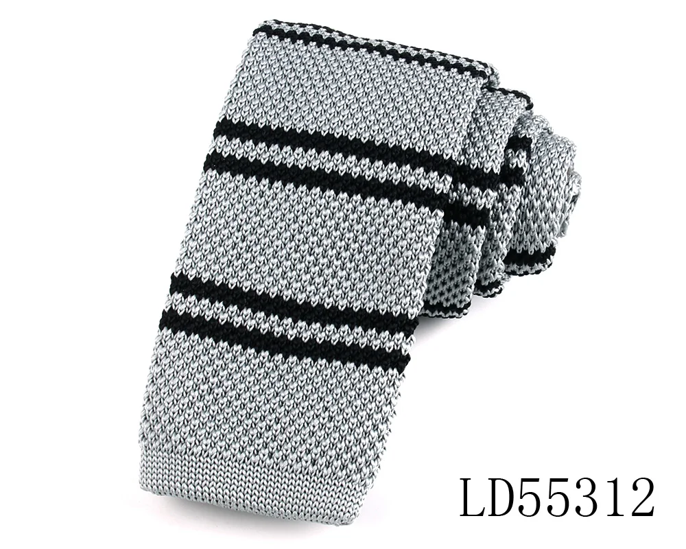 Knit Neck Ties For Men Women Skinny Tie Casual Striped Ties Boy Girls Knitted Necktie Groom Slim Neckties For Wedding