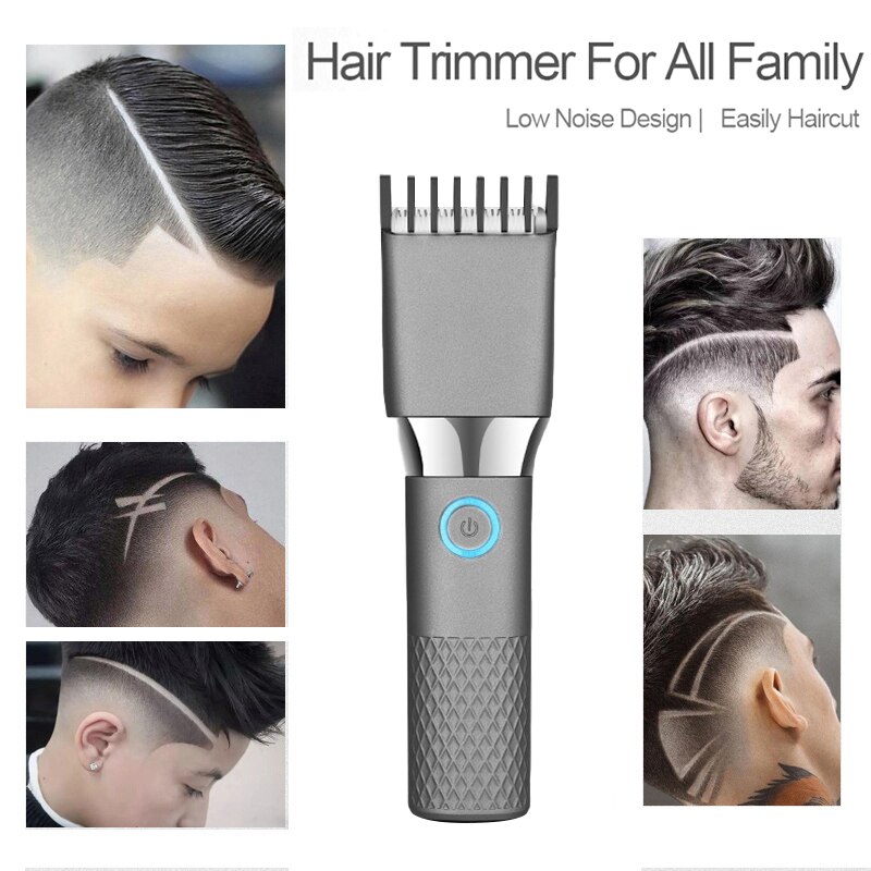 Hair Clipper Barber Shop Beard Hair Cutting Machine Electric Trimmer Set Cordless Men Hair Beard Cutter Tools