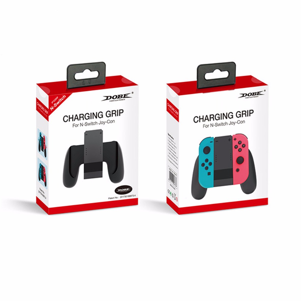 Grip Handle Charging Dock Station Charger Chargeable Stand Holder for Nintend Switch NS Joy-Co