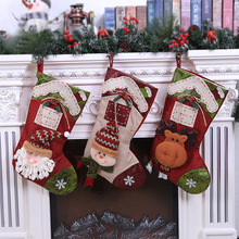 Kerst Kousen Opknoping Ornamenten Kerstman Sok Kids Candy Bag Xmas Houders Kerstboom Decoraties