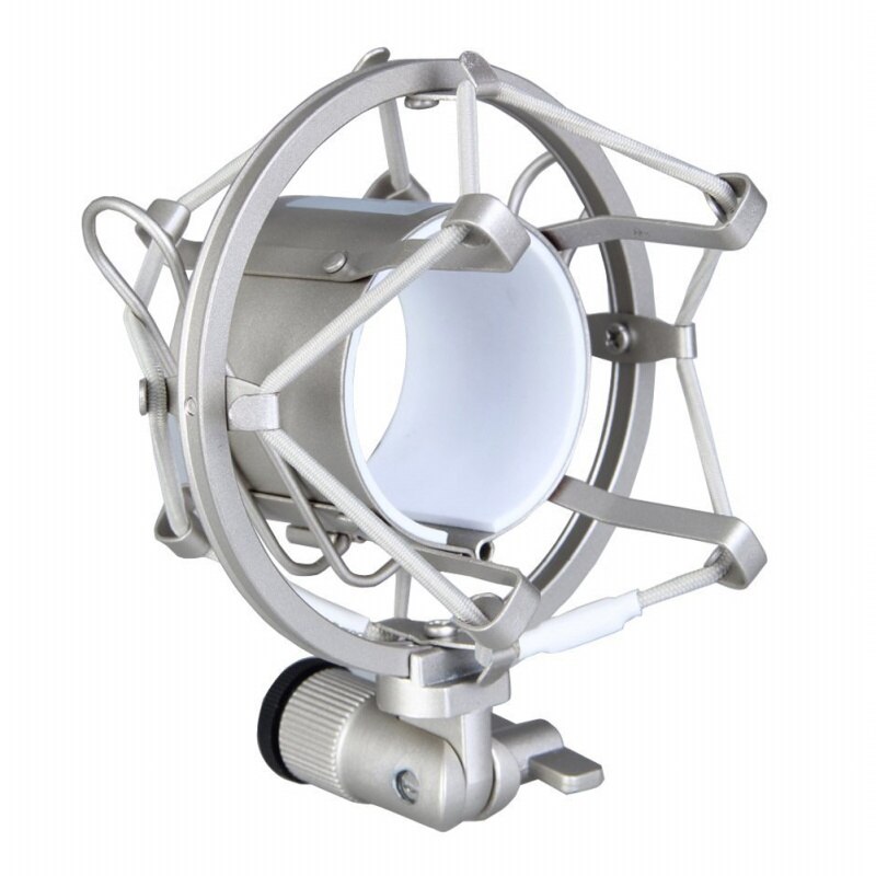 miniphone Shock Mount 50MM For 48MM-54MM Diameter Condenser Mic Silver: Default Title