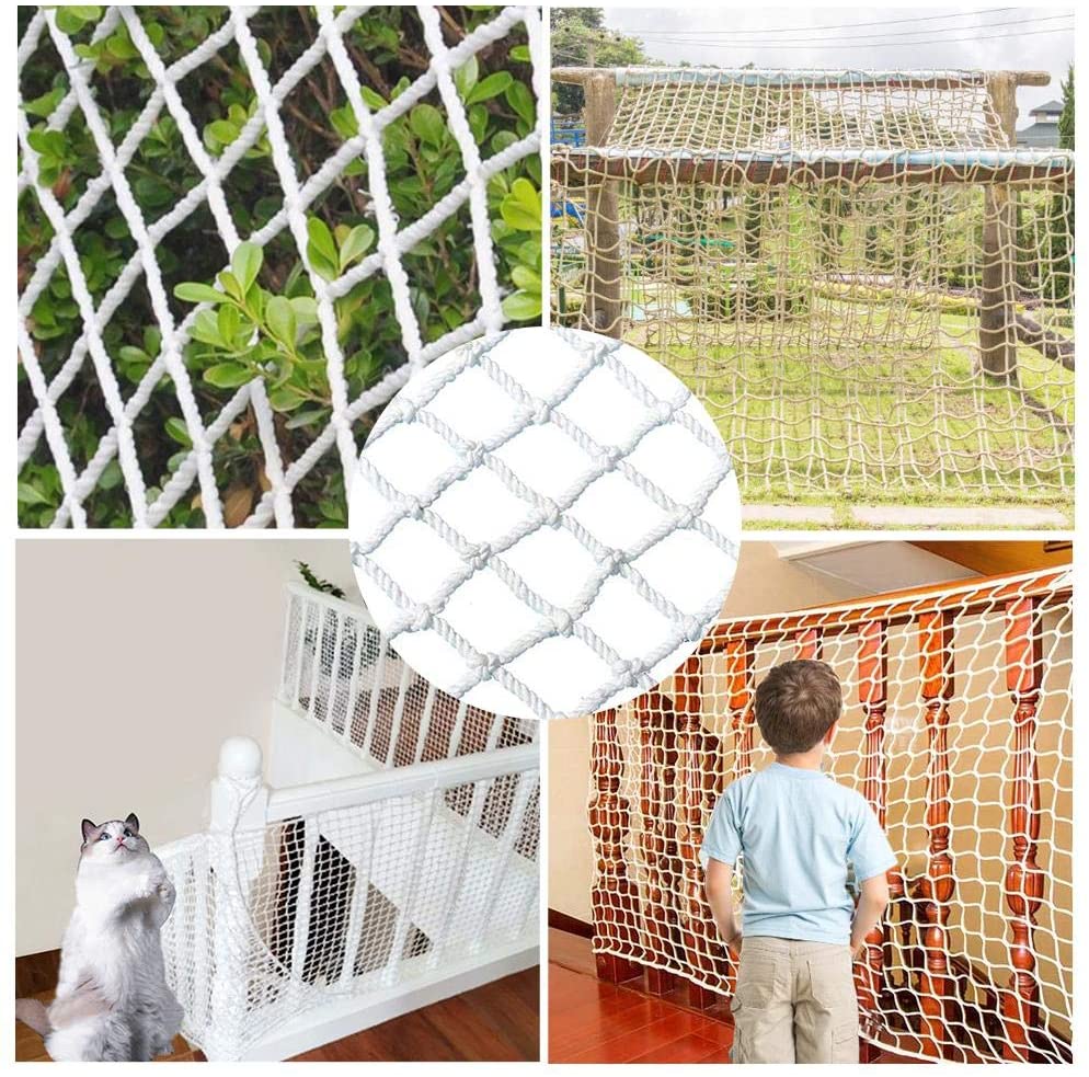 Haustier Sicherheit Netz für Balkon Fenster Treppen Anti-Herbst Katze Schutz Netz Gittergewebe Zaun Haushalt Schutz Screening Weiß Netz