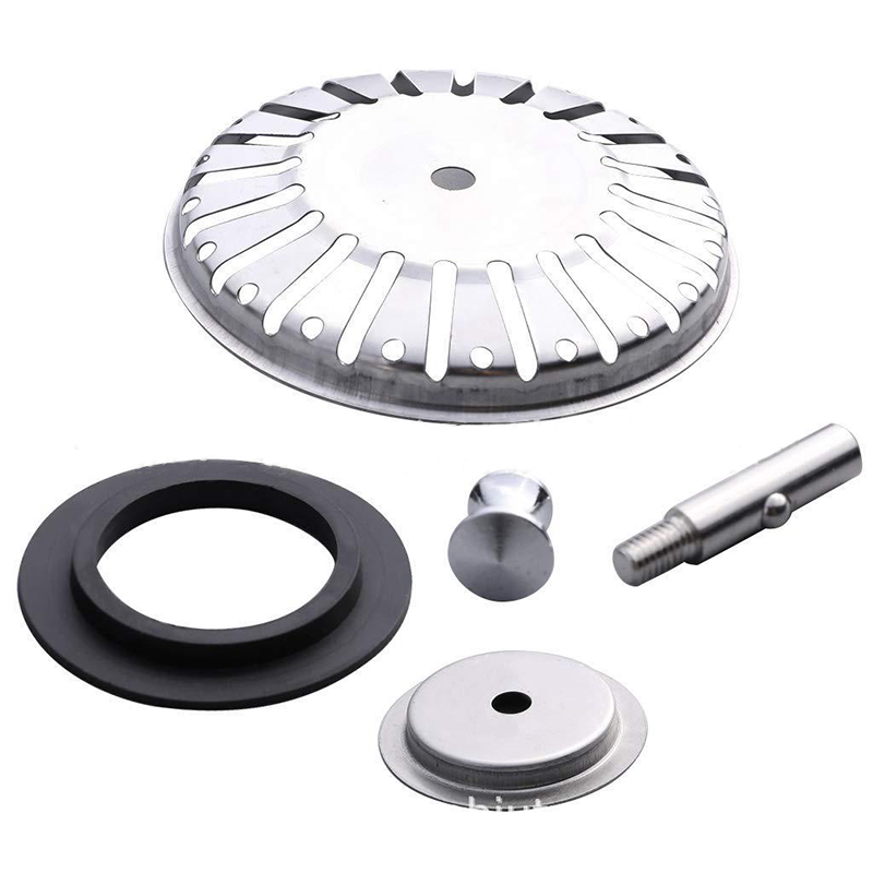 84MM Badkamer Gootsteenzeefje 304 Roestvrij Staal Water Stopper Sink Sink Water Filter Plug Aanrecht Accessoires