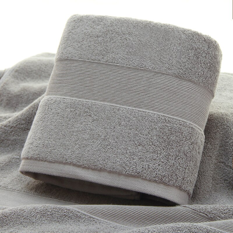 Sneldrogende Puur Katoen Verdikte 650G Voor Thuis En Comfort Grote Badhanddoek: Gray