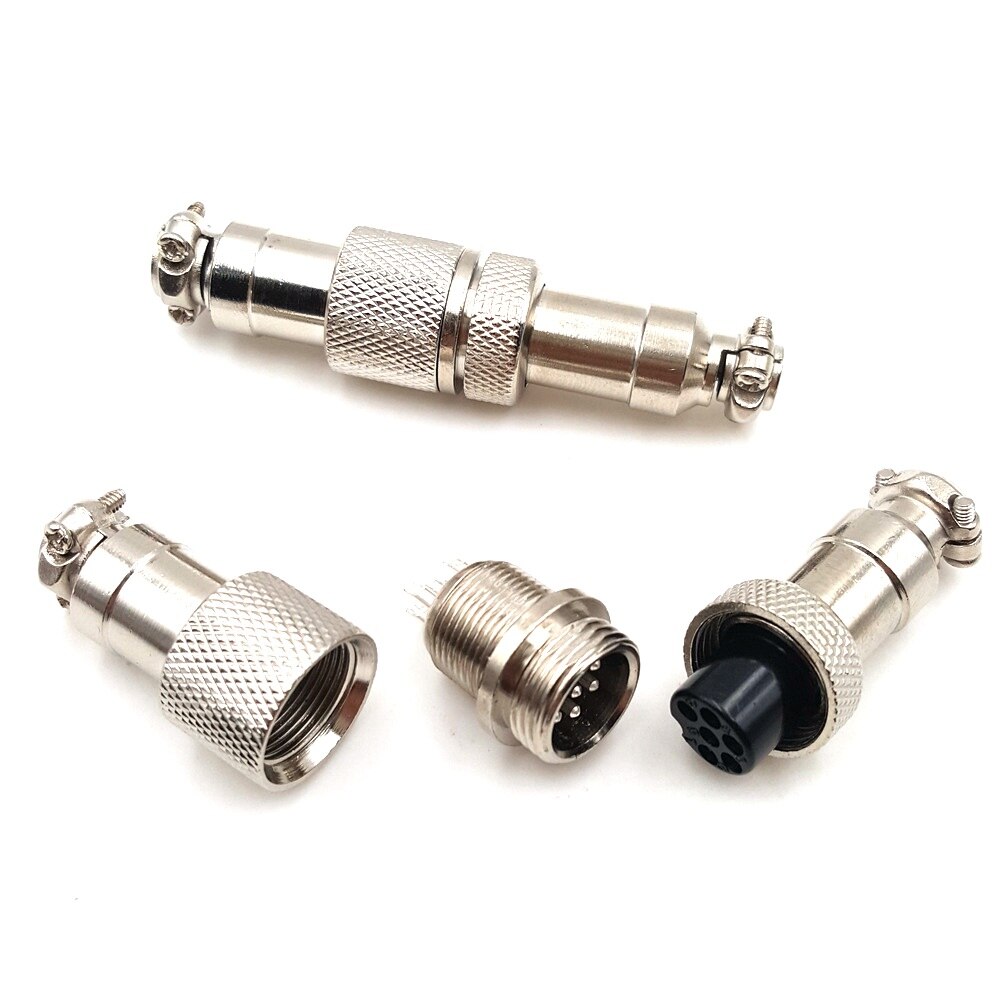 1 Satz GX16 16mm Luftfahrt stecker Metall Panel Weiblich Männlich 1 Satz GX16 16mm Luftfahrt stecker Metall Panel Weiblich Männlich