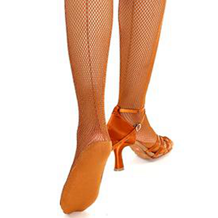 Women Hard Network Rhinestone Fishnet Latin Stockings Tights for Latin Dance Fish Net Backline Pantyhose Stocking