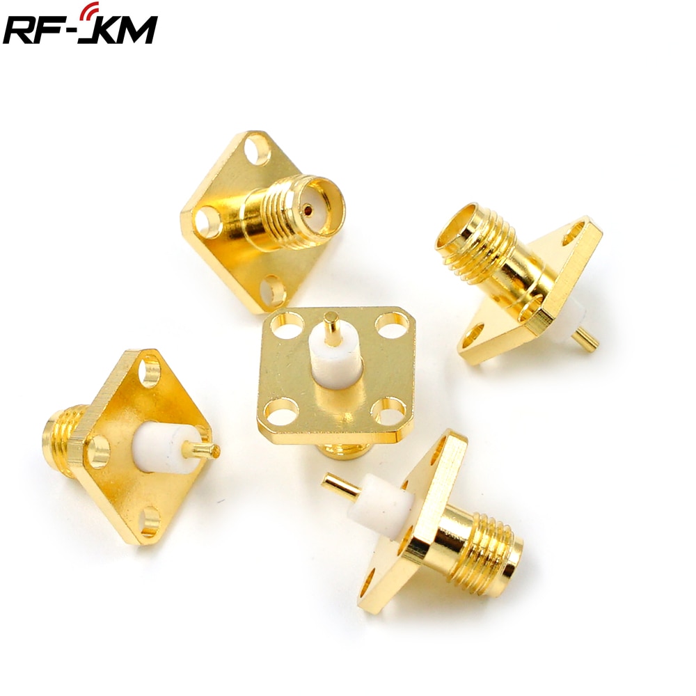 Stk Rf 10 stk sma hun jack panel mount rf coax stik flang... – Grandado