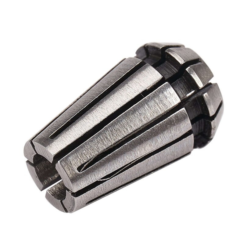 7Pcs 1-7mm ER11 Collet Chuck Tool Bits Holder Spring Collet with 8 Pcs Router Collet Set Chuck Heads Adapter