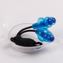 Universele Zachte Siliconen Zwemmen Oordoppen Oordoppen Gear Met Een Case Box Zwembad Accessoires Water Sport Swim Ear Plug