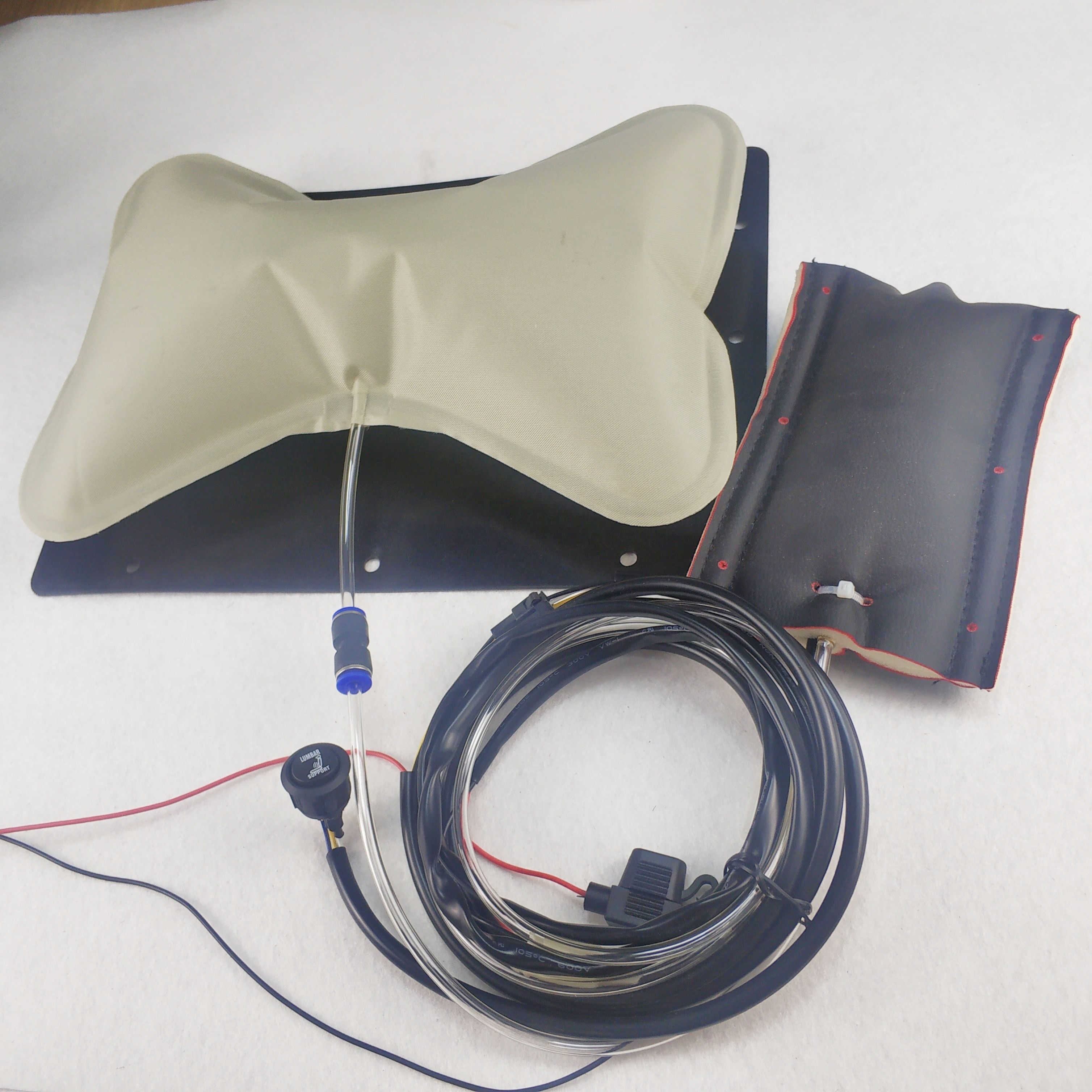 pneumatic electric lumbar auto seat air Embedded lumbar airbag bladder switch comfort support seat cushion pillow massage
