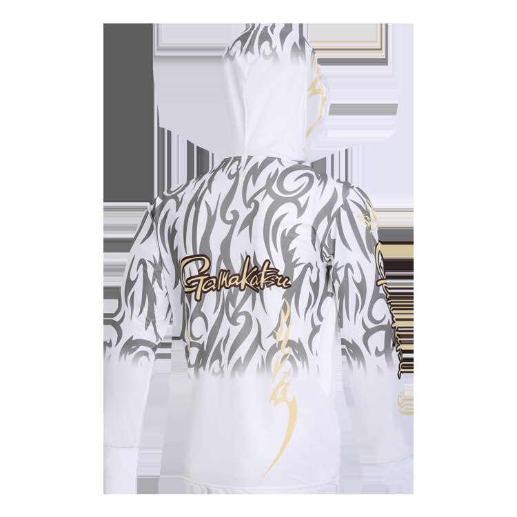 Gamakatsu Vissen Vest Zomer Mannen Lange Mouw Outdoor Fietsen Hooded Jas Snel Droog Ademend Shirtselectric Motorfiets