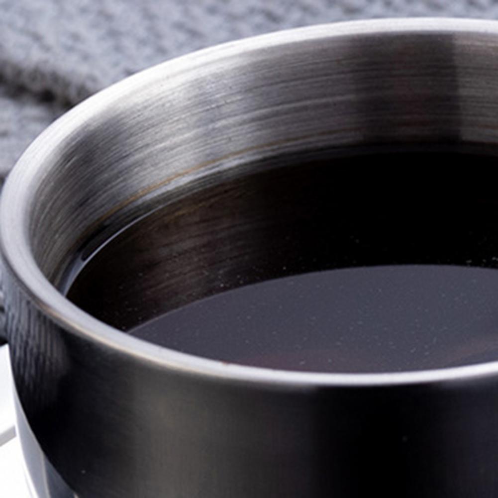 Stainless Steel Double Layer Coffee Cups Mug And Saucers Spoon Sets With Box Tea Soy Milk Breakfast Mugs Dessert Plate