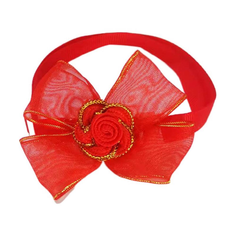 Huisdier Gelukkig Nieuwjaar Strikje Comfortabele Double-Layer Strik Maat Verstelbare Katten Honden Kraag Verjaardagsfeestjes Props Foto: 3