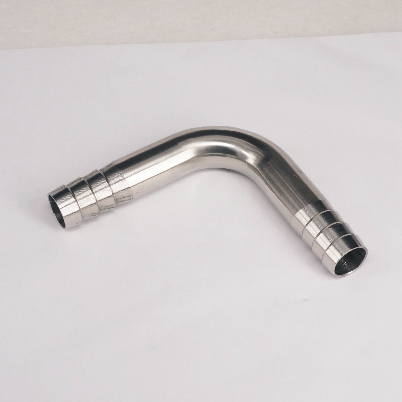 304 Stainless Steel Sanitary 90 Degree Elbow Pipe Fitting Hose Barb Connnector Fit for 19mm I/D Hose