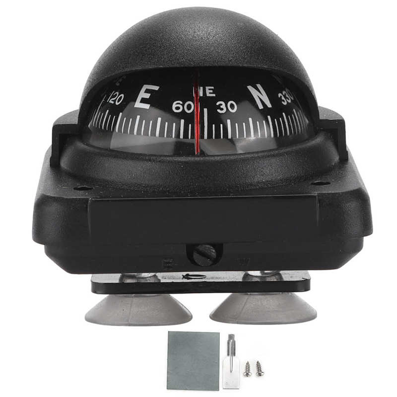 Navigation Compass Adjustable Deviation Adjustment Car Compass for Auto Boat RV