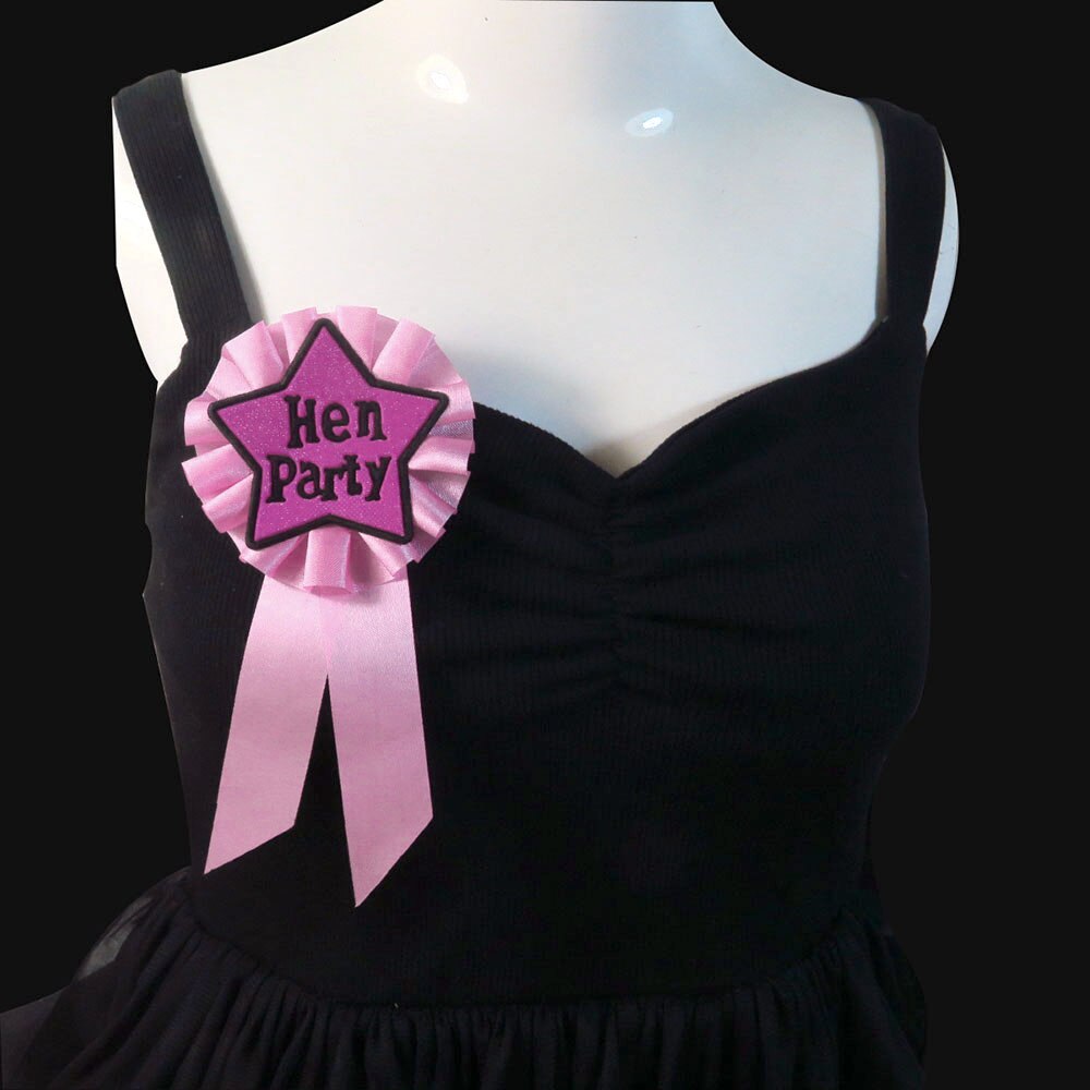 3 stuks lichtroze lint badge glitter roze knoop zwarte opdruk ster bruid aanstaande vrijgezellenfeest broche verjaardag prinses