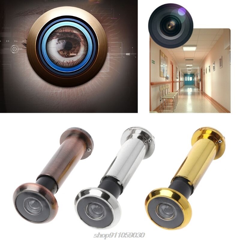 Visor de puerta con ángulo de visión amplio de 220 grados, cubierta de privacidad, visor ocular de puerta de seguridad, A28 21,
