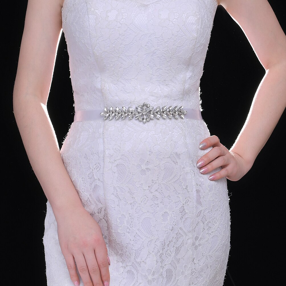 TRiXY S69 Hochzeit Gürtel Strass Gürtel Splitter Diamant Gürtel Braut Gürtel Hochzeit Kleid Zubehör Ehe Braut Braut Schärpen